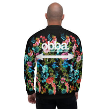 Load image into Gallery viewer, Floral Unisex Bomber Jacket